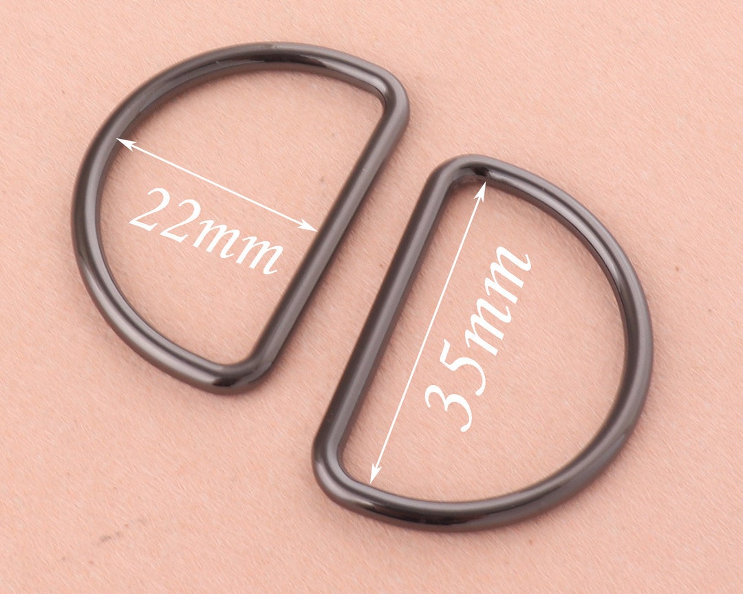 35mm D Ring Buckles Loopgunmetal Metal D Rings Belt Etsy