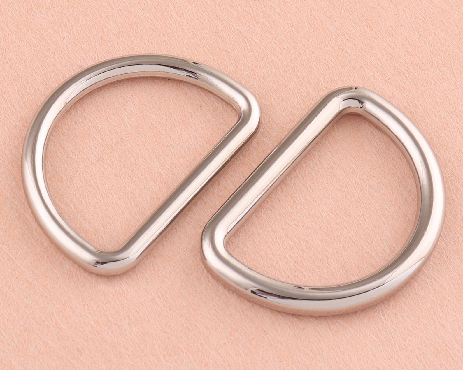 32mm D Ring Slide Buckles Loopsilver Metal D Rings Belt Strap Etsy UK