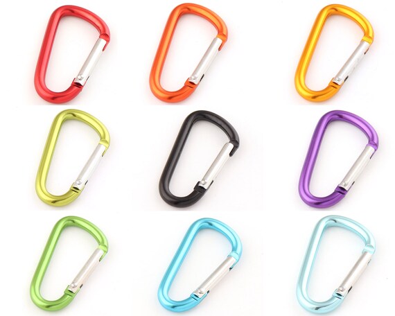 Carabiner Key Ring Clip Buckle Keychain Hook Lock Outdoor Climbing Camping  Tool