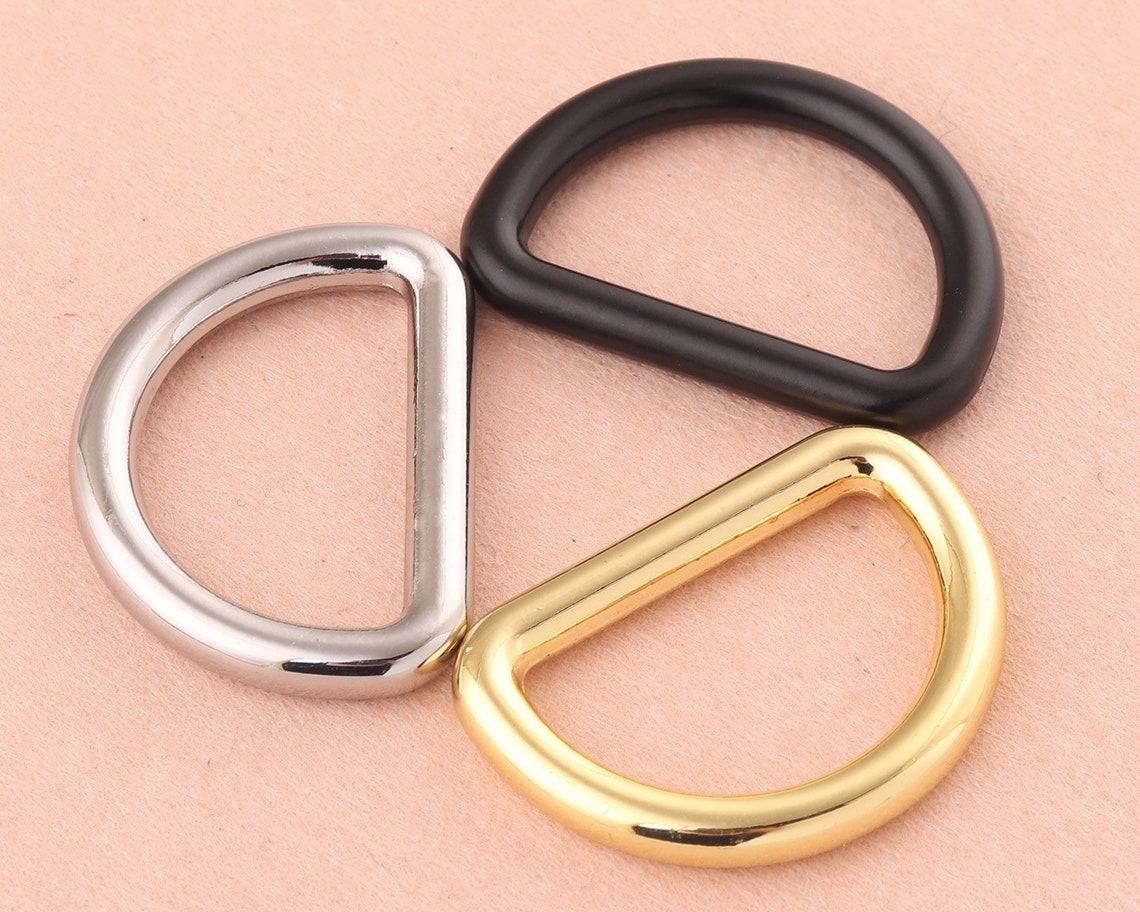 25mm D Ring buckles Loopblack silver Metal D rings Belt Etsy