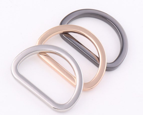 25mm Silver D Ring Slide Adjustable Buckles Loop,metal D Rings
