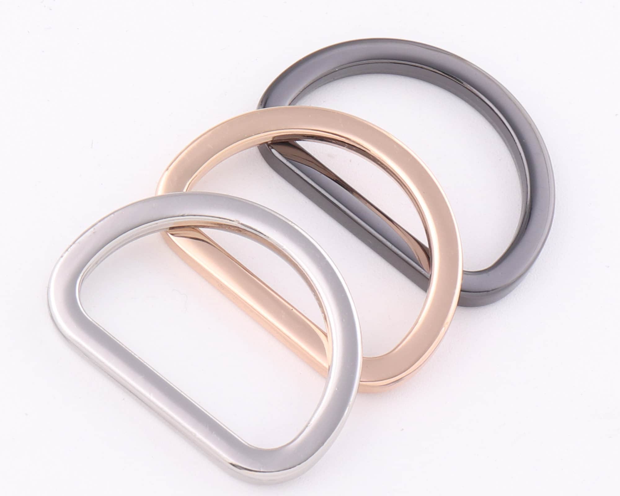25mm Silver D Ring Slide Adjustable Buckles Loopmetal D Rings Etsy