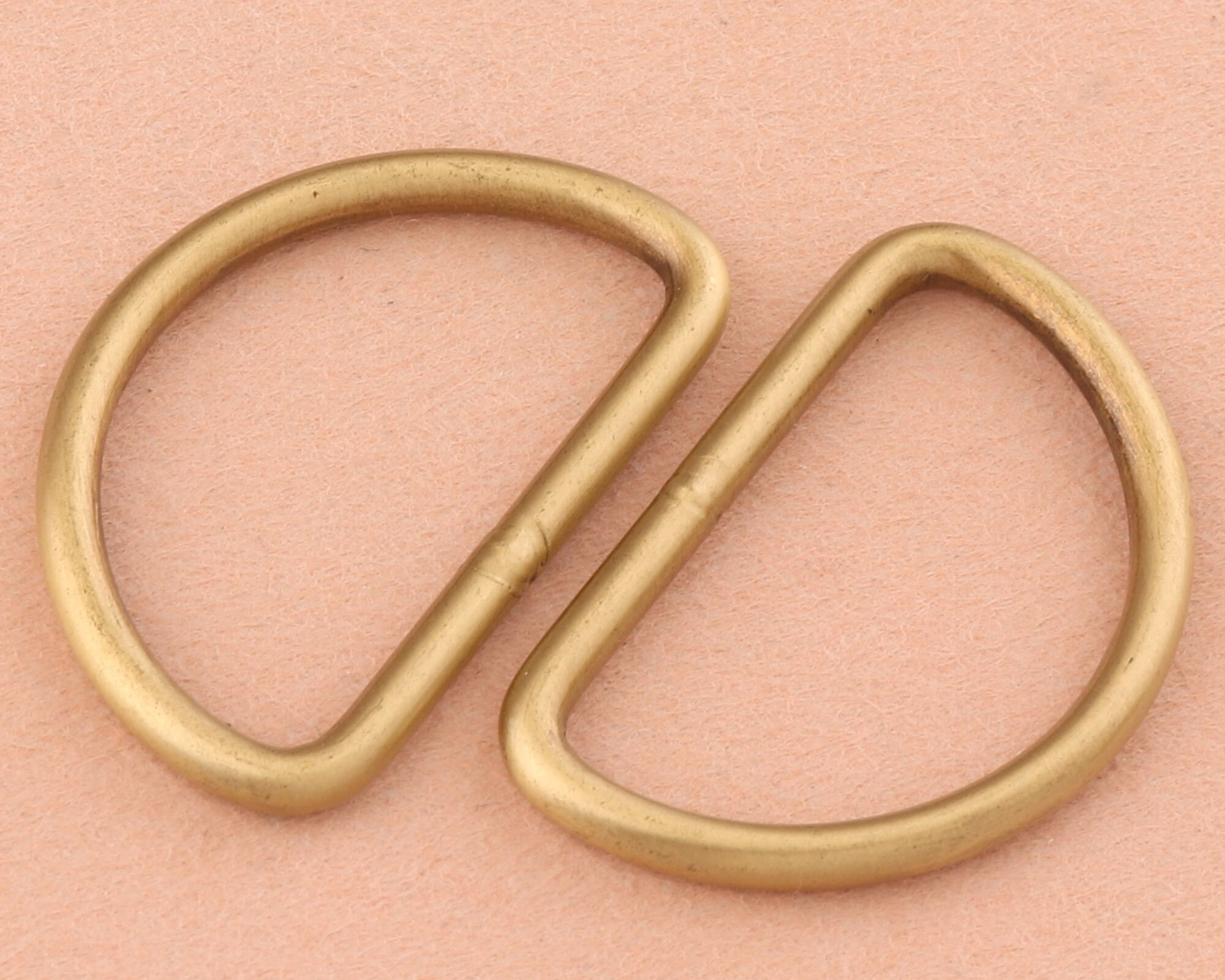 35mm bronze D Ring slide adjustable buckles LoopMetal D rings Etsy