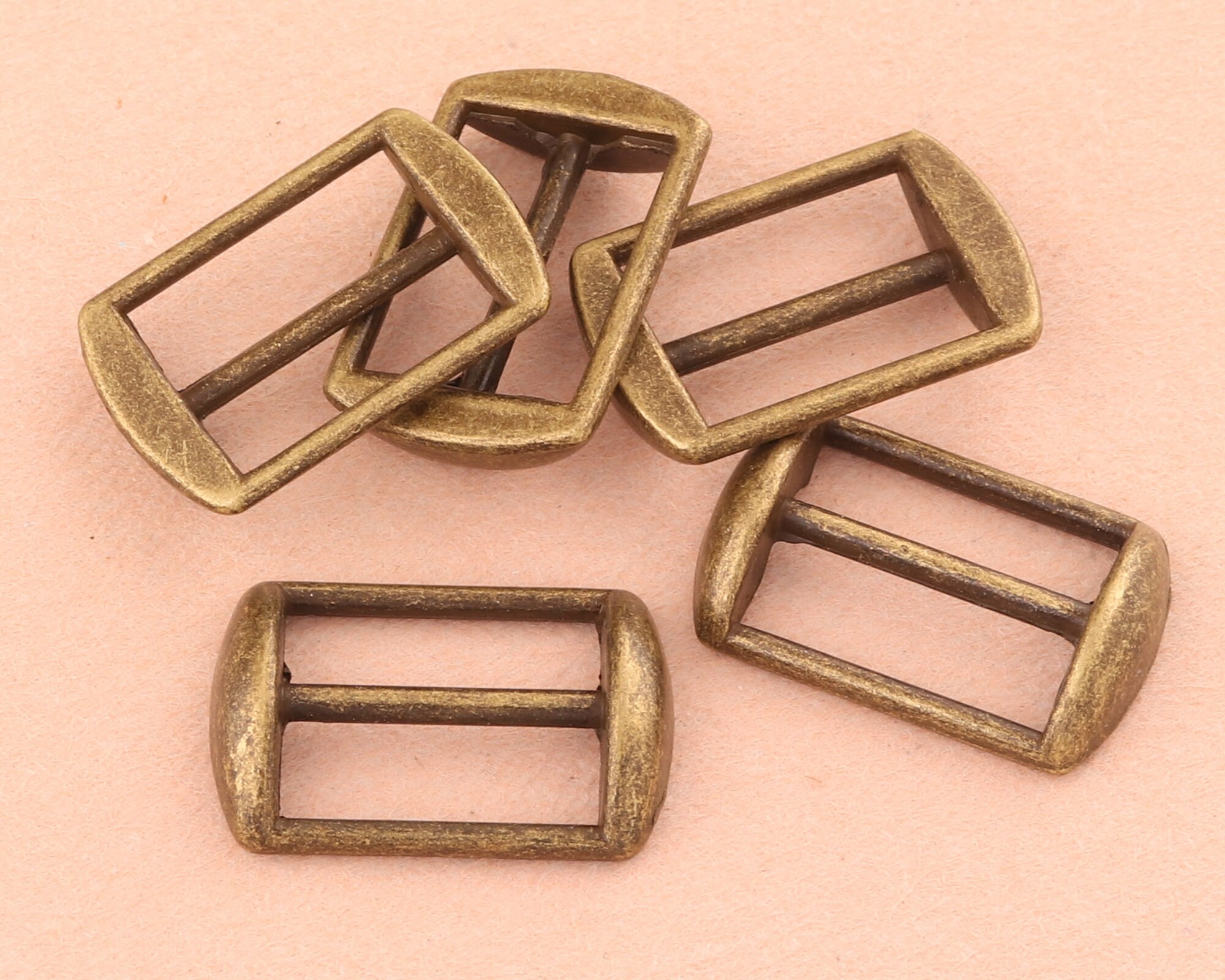 18mm bronze Adjustable Belt Buckle Slide Bucklesrectangle Etsy