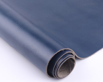 navy blue Soft natural Leather sheet,leather scraps pieces Leather hide,Italian genuine Leather page,Cowhide Leather cutoffs craft supplies