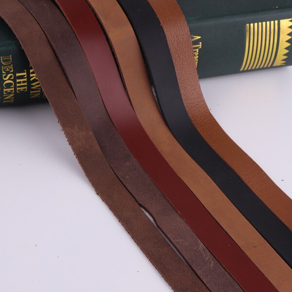 real Leather Strap, 5/8" wide leather,  purse strap,for DIY bracelet making, replacement strap, wallet strap,belt blank 2 foot long, belts