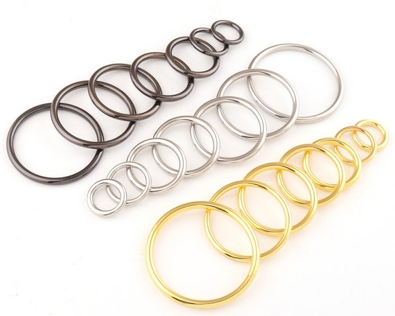 5/10Pcs 20/25mm O Ring Metal Buckles Keychain Spring Hook Buckle Handbag  Connection Decor Clasp DIY Luggage Hardware Accessories