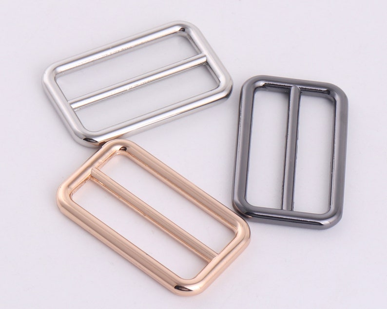 30mm Silver Adjustable Belt Buckle Slide Bar Bucklesmetal Etsy