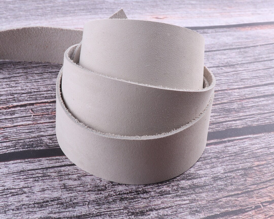 1 Inch White Leather Stripsleather for Beltsitalian Genuine Etsy