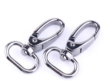 20mm gunmetal Swivel Clasp claw,trigger swivel dog hook,metal swivel clip,Lobster Clasp Purse Handbag Clasp,strap Purse clip,key ring clip