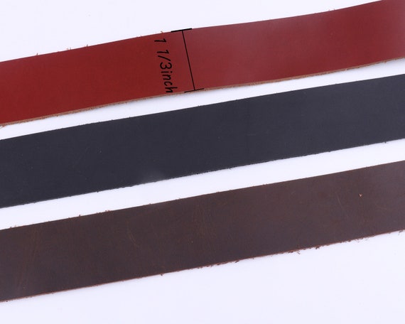 ELW Import Tooling Leather 9/10 oz Natural Belt Blanks/Strips