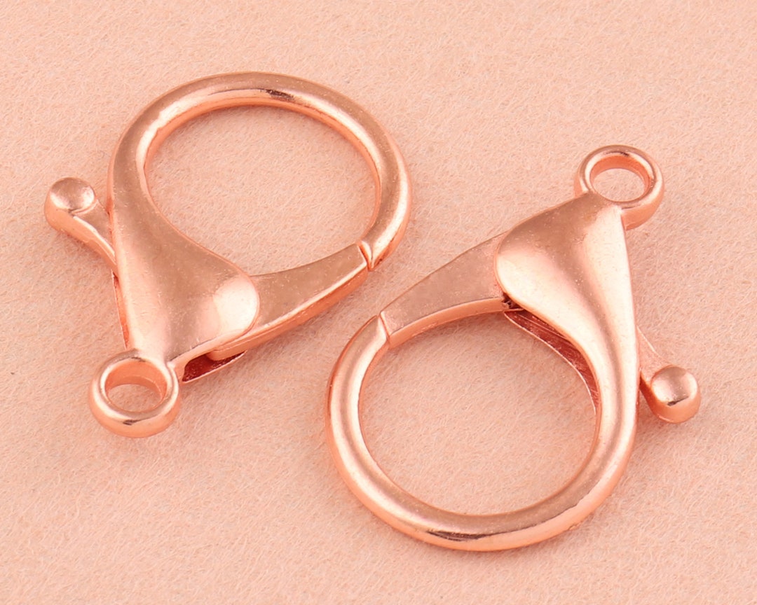 16mm Lobster Claw Clasptrigger Clasps Rose Gold Lobster Clasp Etsy