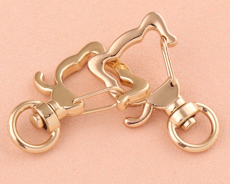 8mm Swivel Clasp Clawgold Swivel Hook Dog Hookswivel Etsy