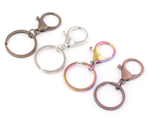44mm Swivel Clasps Lanyard Snap Hook Claw Clasp for DIY Pink, 8Pcs