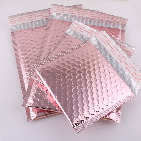 Bubble Padded pink Envelopes Self Seal foam Adhesive Waterproof Envelopes Protective Padded Wrap Shipping packing Supply Mailer Paper