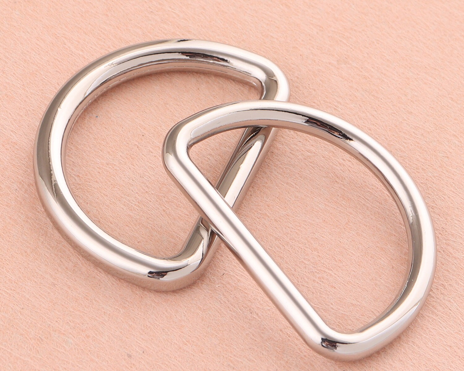 32mm D Ring Slide Buckles Loopsilver Metal D Rings Belt Strap Etsy UK