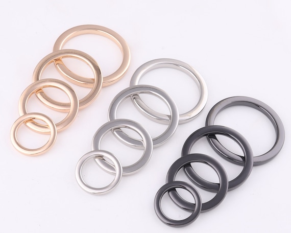30mm O Rings Wire Loops Purse Handbag Bag Making Hardware Supplies Lea –  LeatherMob