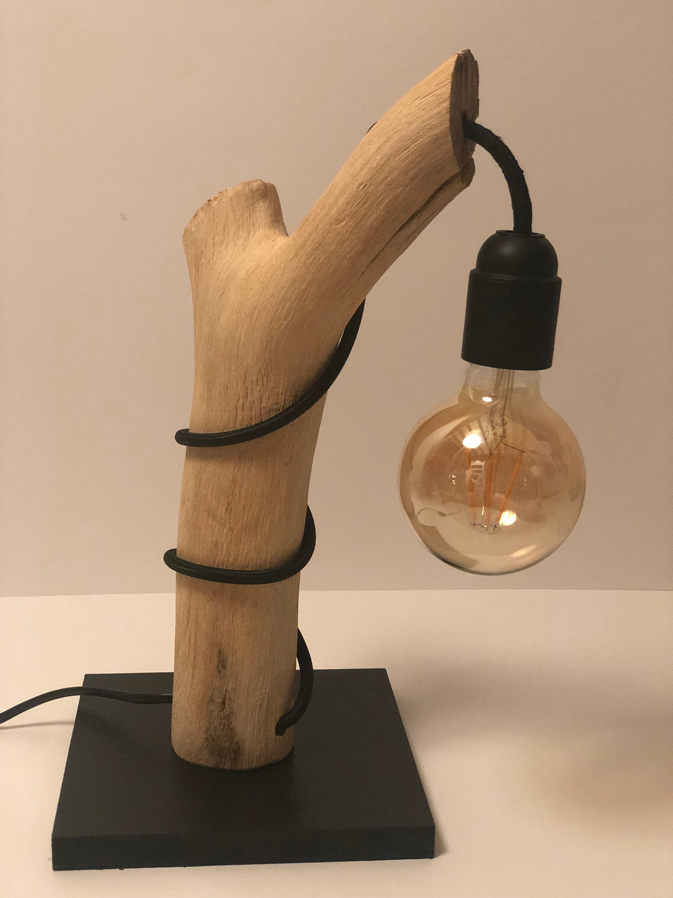 Lampe Bois Flotté Design