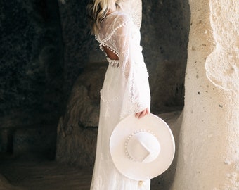 western wedding gown