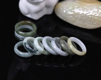 Natural Jadeite Jade Ring - Size 9