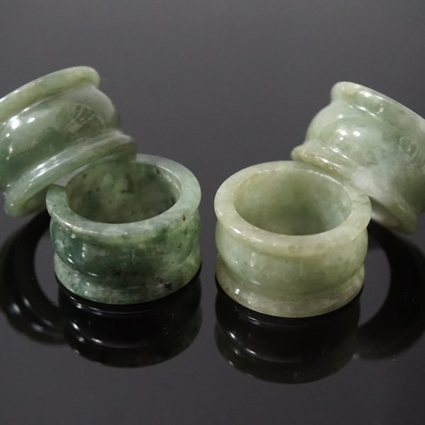 Genuine Wide Jade Ring Band in Emperor design that great for people who like thick jade ring