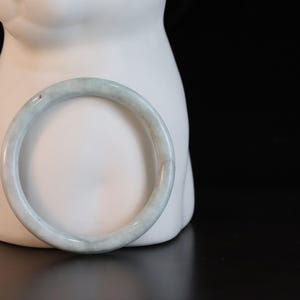 Burmese Jadeite Bangle: Thin Elegant Gemstone Bracelet