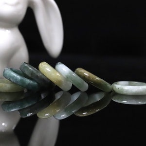 Genuine Jadeite Jade Ring from Burma - US Size 4.5