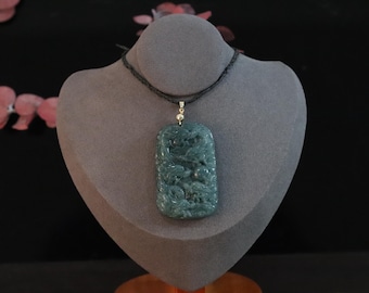 Nine-Headed Dragon Jade Pendant – Power • Protection • Dual Energy | VIERNNA