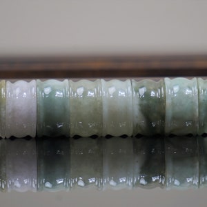 Genuine Wide Emperor design jade ring band for people who love thick jade ring for any gender woman and man