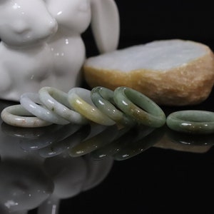 Burmese Jadeite Jade Ring - US Size 9.25