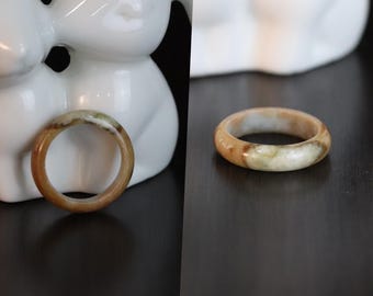 Genuine Jadeite Jade Ring - Size 6