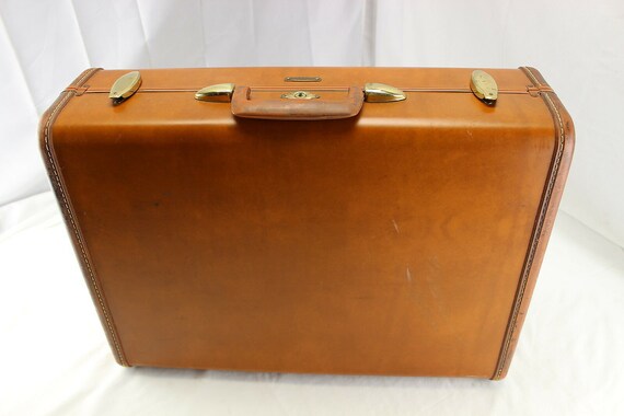 vintage samsonite hard shell suitcase