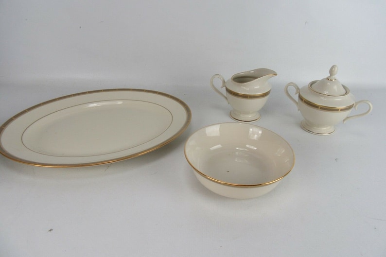 Lenox Desert Vista Lot of 4 Excellent Condition Creamer Sugar Platter /& Bowl