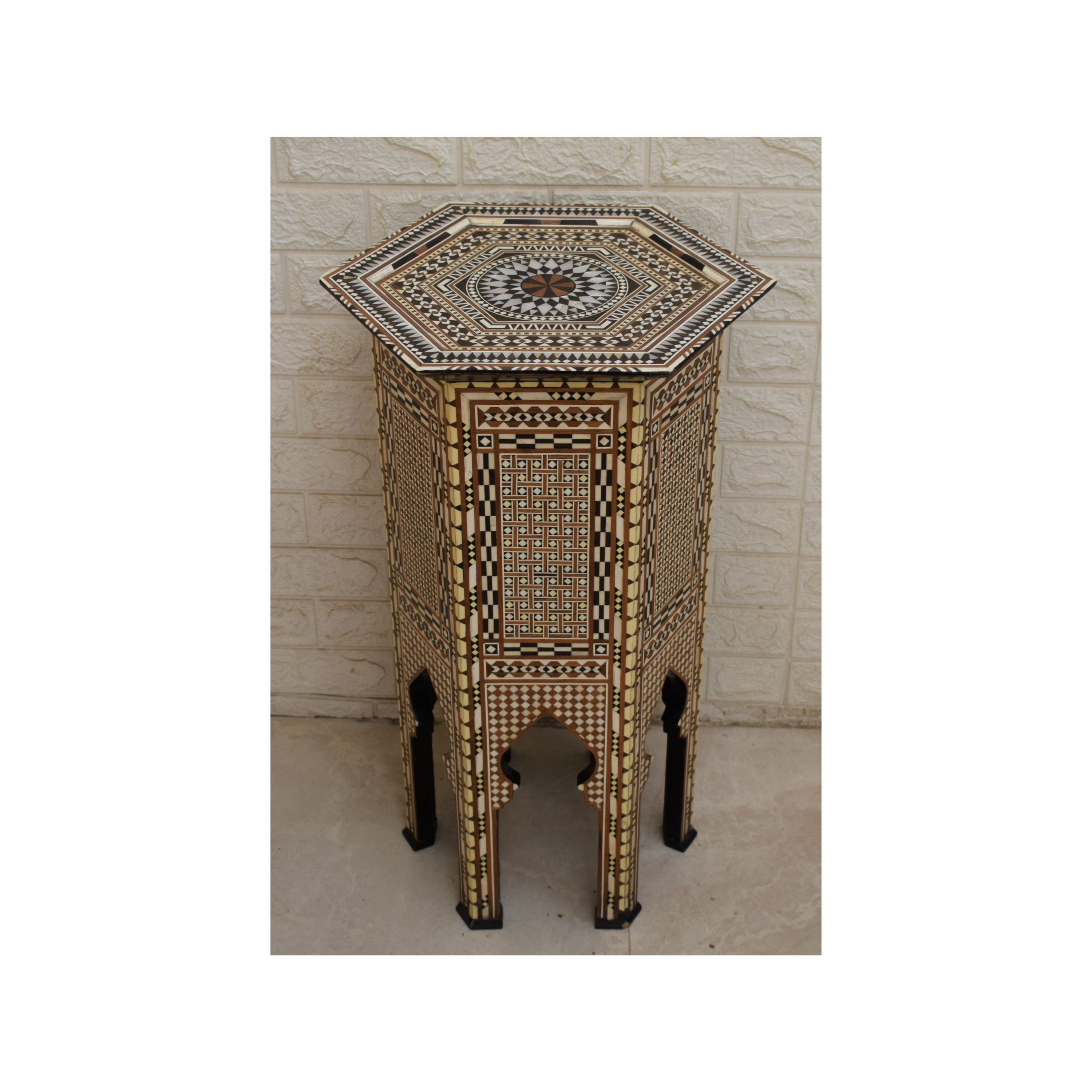 レビュー高評価の商品!の商品をすべて Vintage Side Table, Moroccan 29 サイドテーブル・ナイトテーブル・ローテーブル