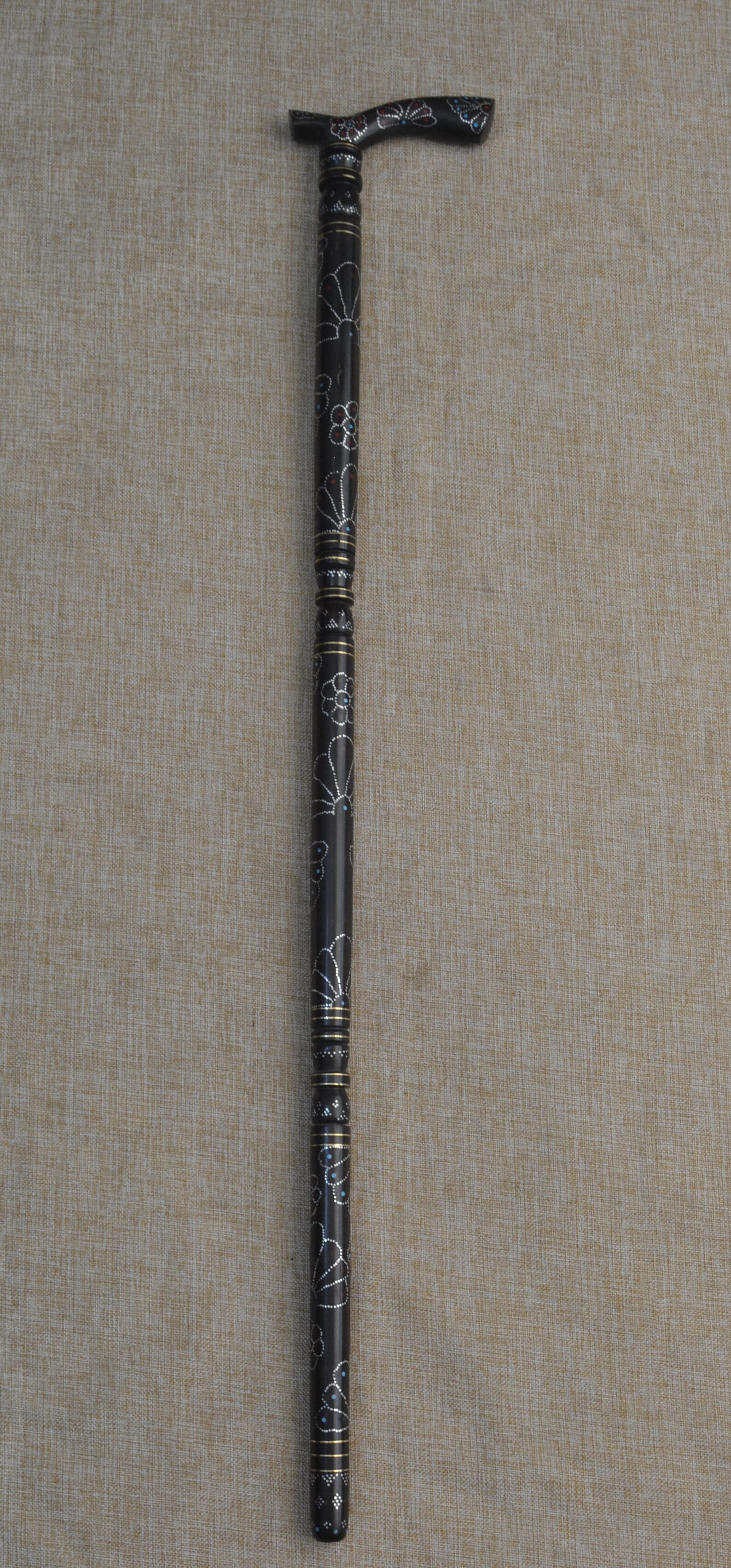 35 Egyptian Handcrafted Walking Cane Metal Inlaid Etsy