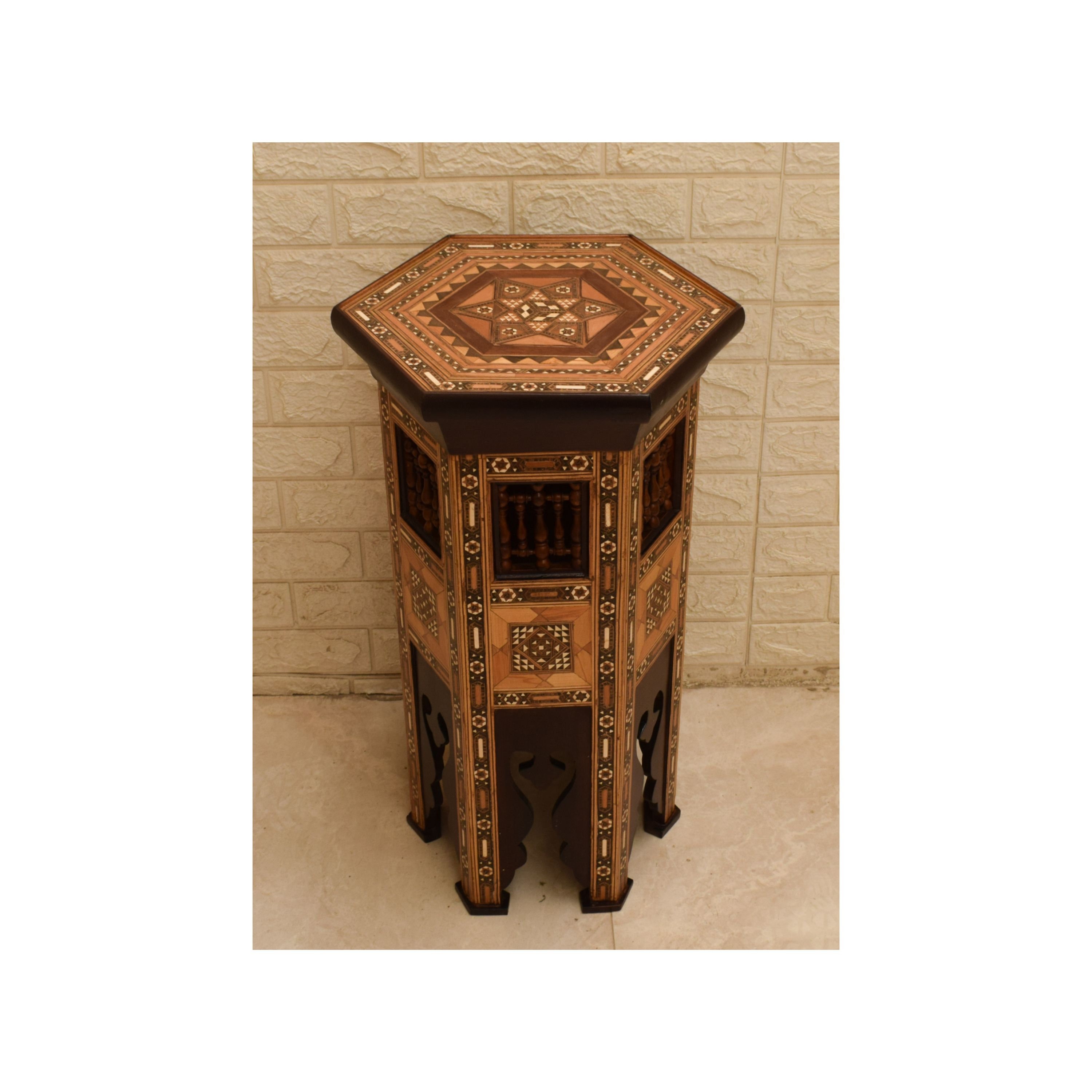 ヴィンテージ　MOROCCAN side table Antique Moroccan Table, Vintage Moroccan, Side Table