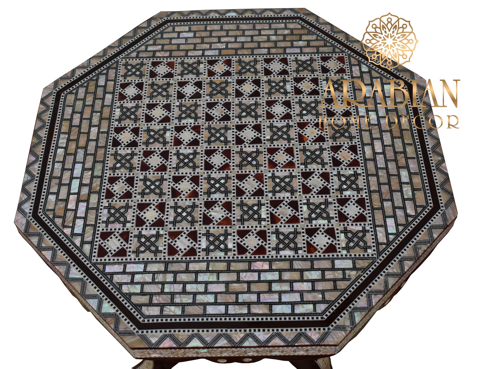 Chess Game Table Octagonal Board Game 20 Wide Egyptian | Etsy
