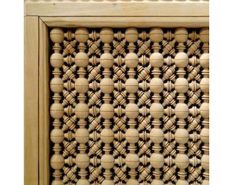 Egyptian Middle Eastern Carved Wood Latticework Screen Mashrabeya Mashrabiya/Room divider/Window Panel/Custom orders