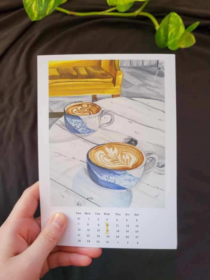 2024 5x7 Tulsa Coffee Calendar Etsy