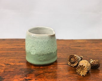 Handheld Milk Jug, Seaglass Mint