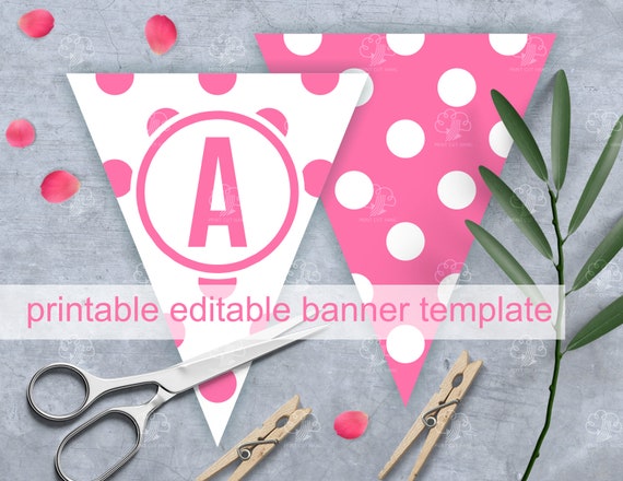 Polkadot Navy Blue Personalised Baby Shower Bunting Party Banner Polkadot Navy Blue Personalised Baby Shower Bunting Party Banner
