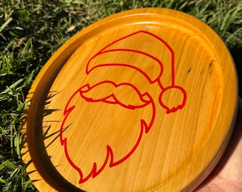 Santa Christmas Candy Dish Tray