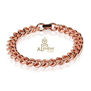 Pure Copper Heavy Cuban Link Bracelet