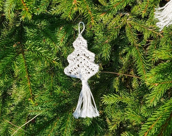 Handmade Christmas Trees, Macrame Ornament, Christmas Tree Decoration