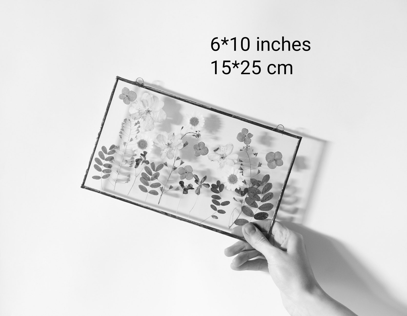 Pressed Flower Art Wall Decor Farmhouse Rustic Wall Decor Etsy