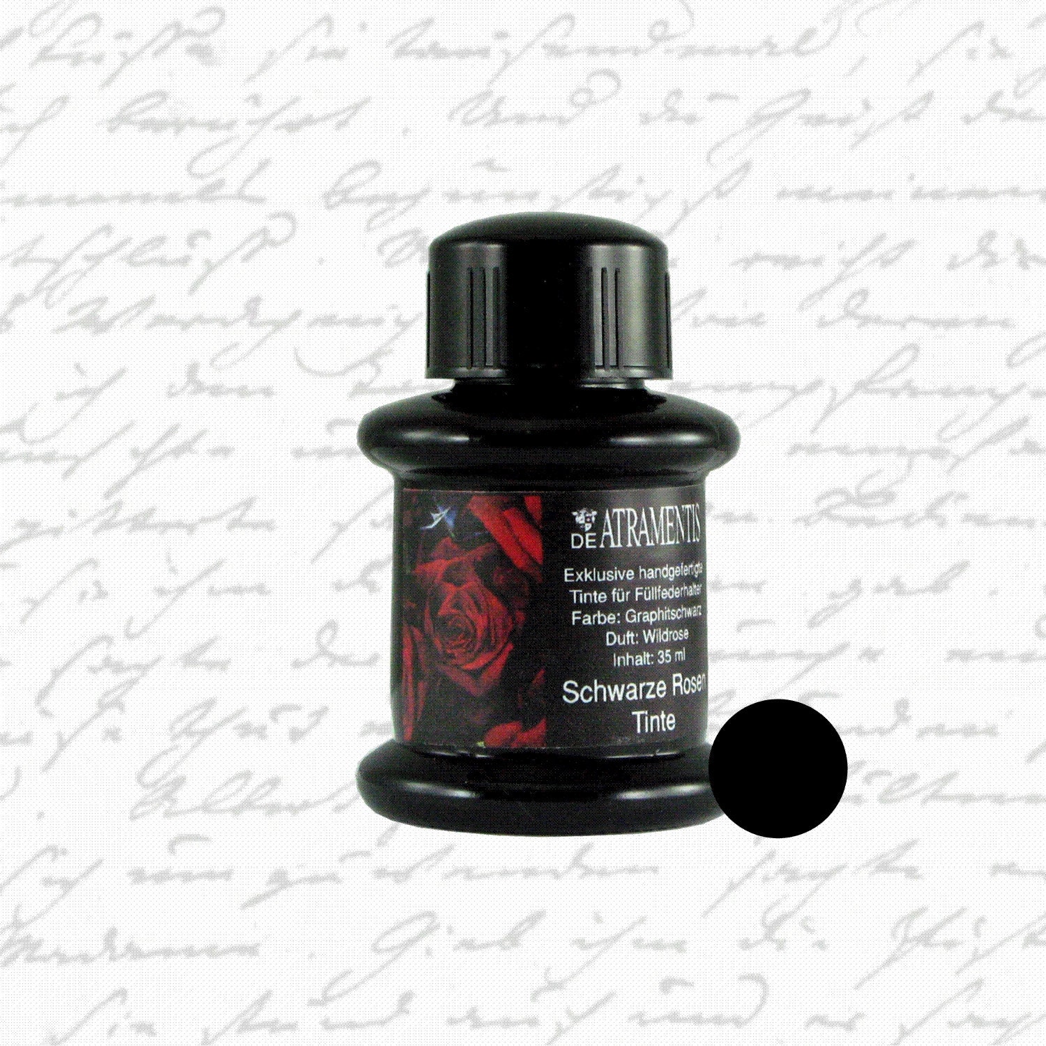 Black roses ink with wild rose scent for fountain pen Etsy