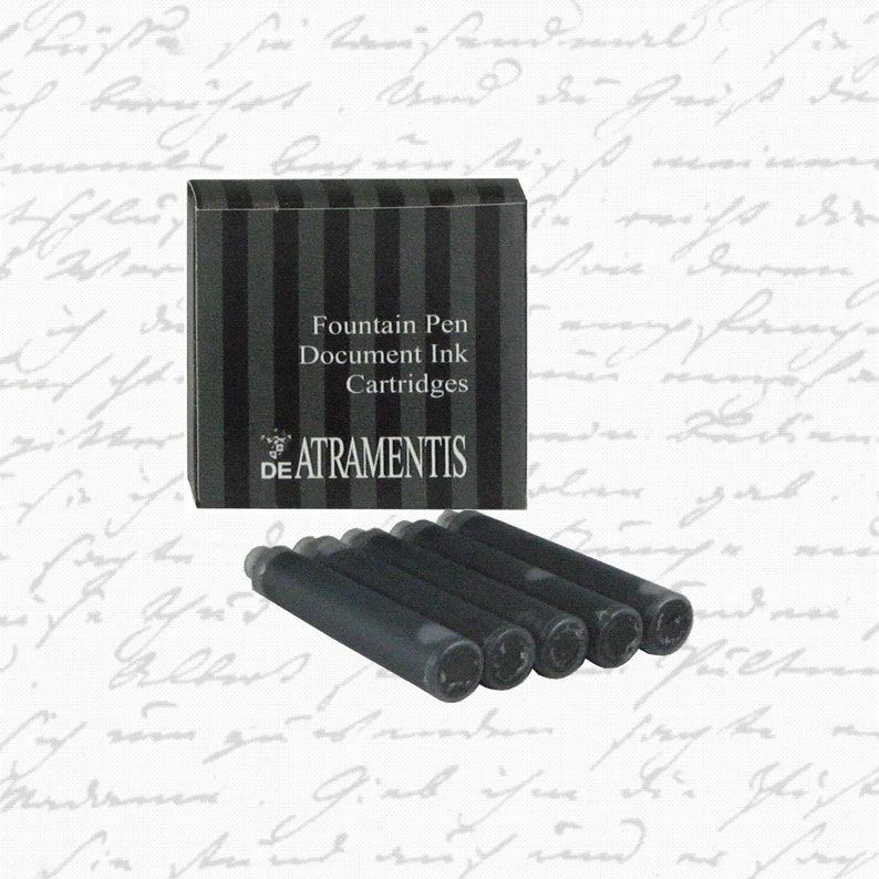 Document ink Black 5 pieces of cartridges