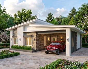 House Plans 12x11 Meter 39x36 Feet 3 Beds 2 Baths Shed Roof