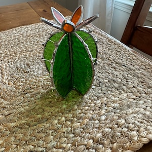 New Stained Glass Cactus for Mother’s Day