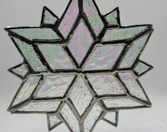 Stained Glass Snowflake